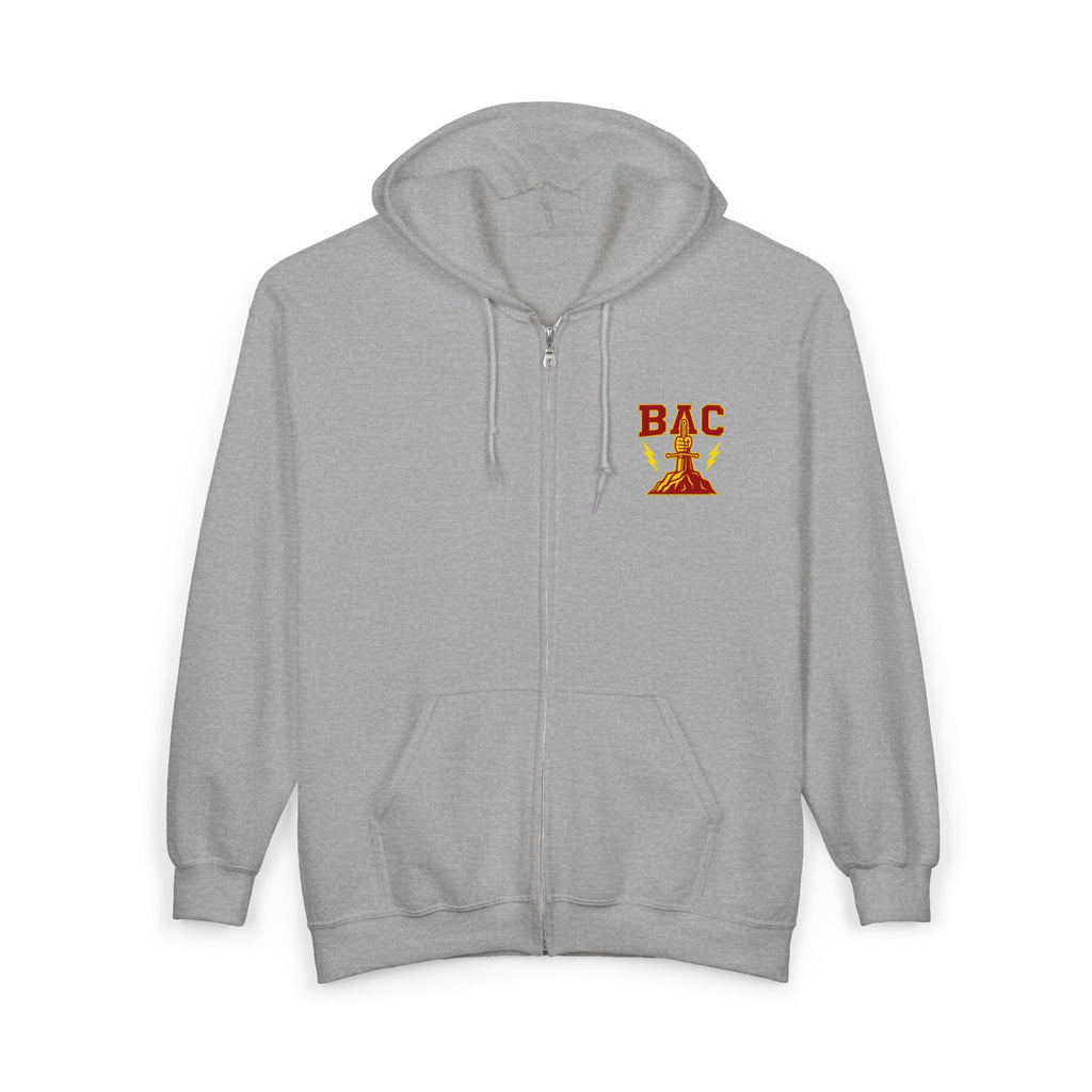 Zip-Up 'BAC' Hoodie
