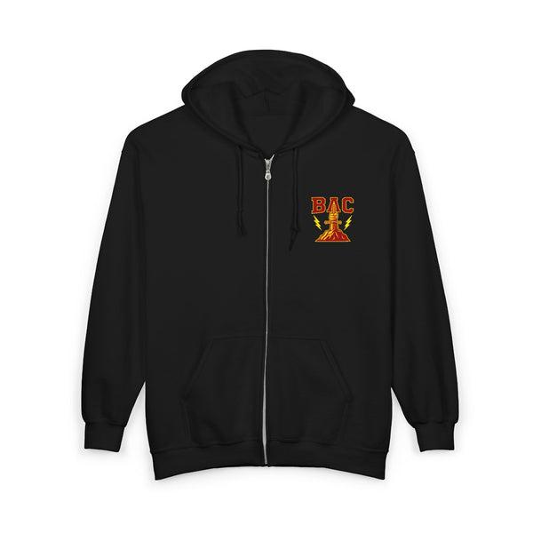 Zip-Up 'BAC' Hoodie
